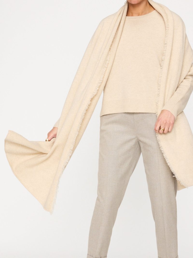 Cashmere Wrap Bisque Melange 1