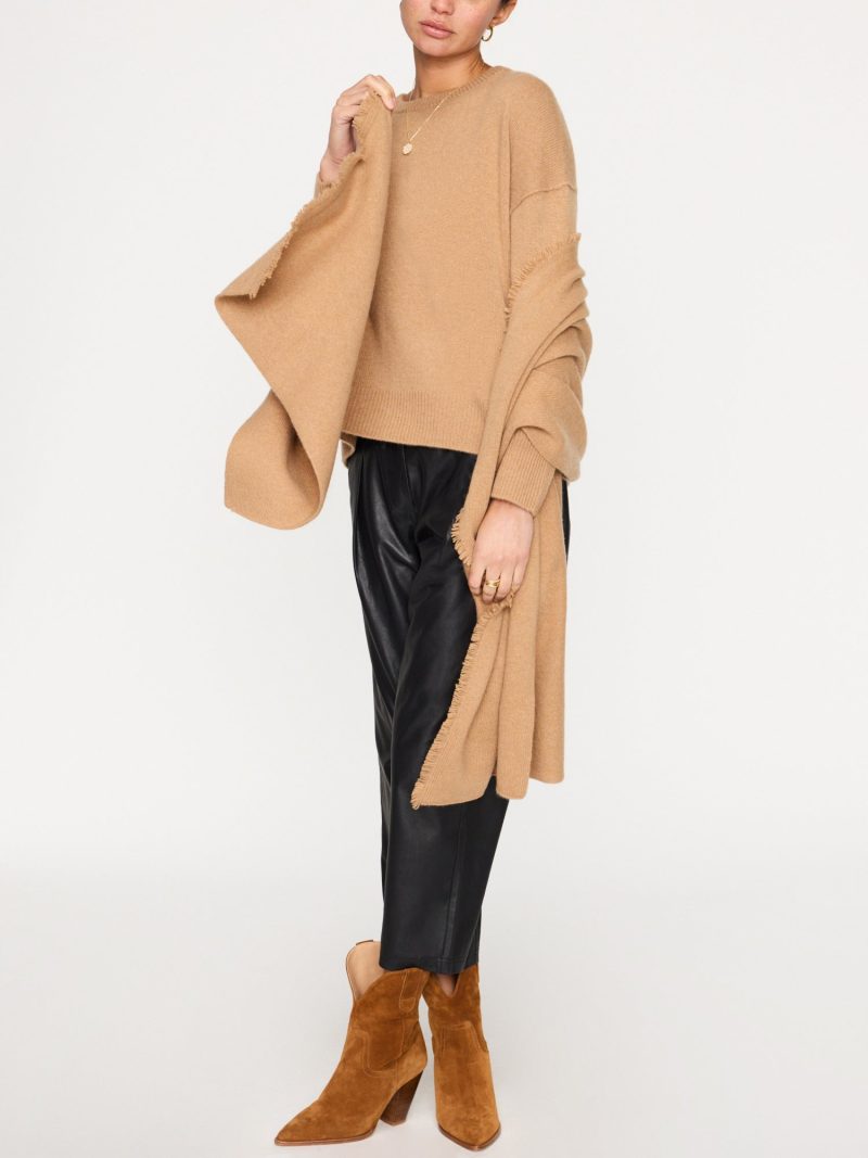 Cashmere Wrap Camel Melange 4