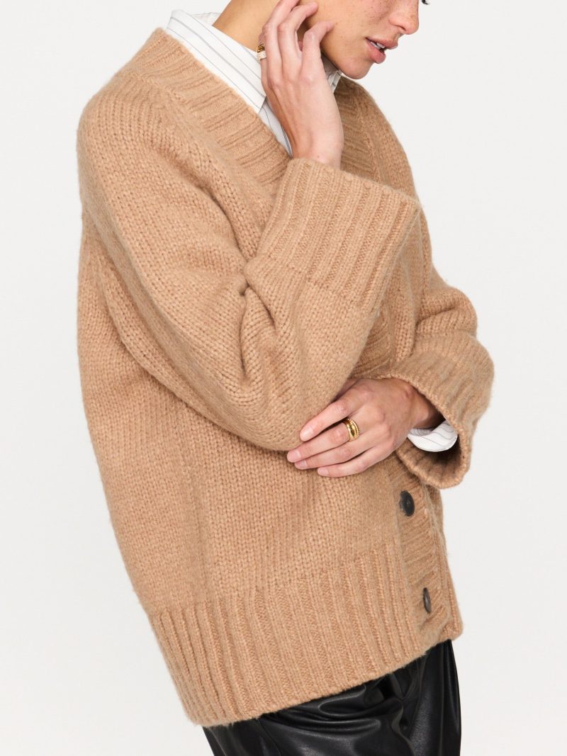 CassianCardigan BEL4073 CamelMelange 3