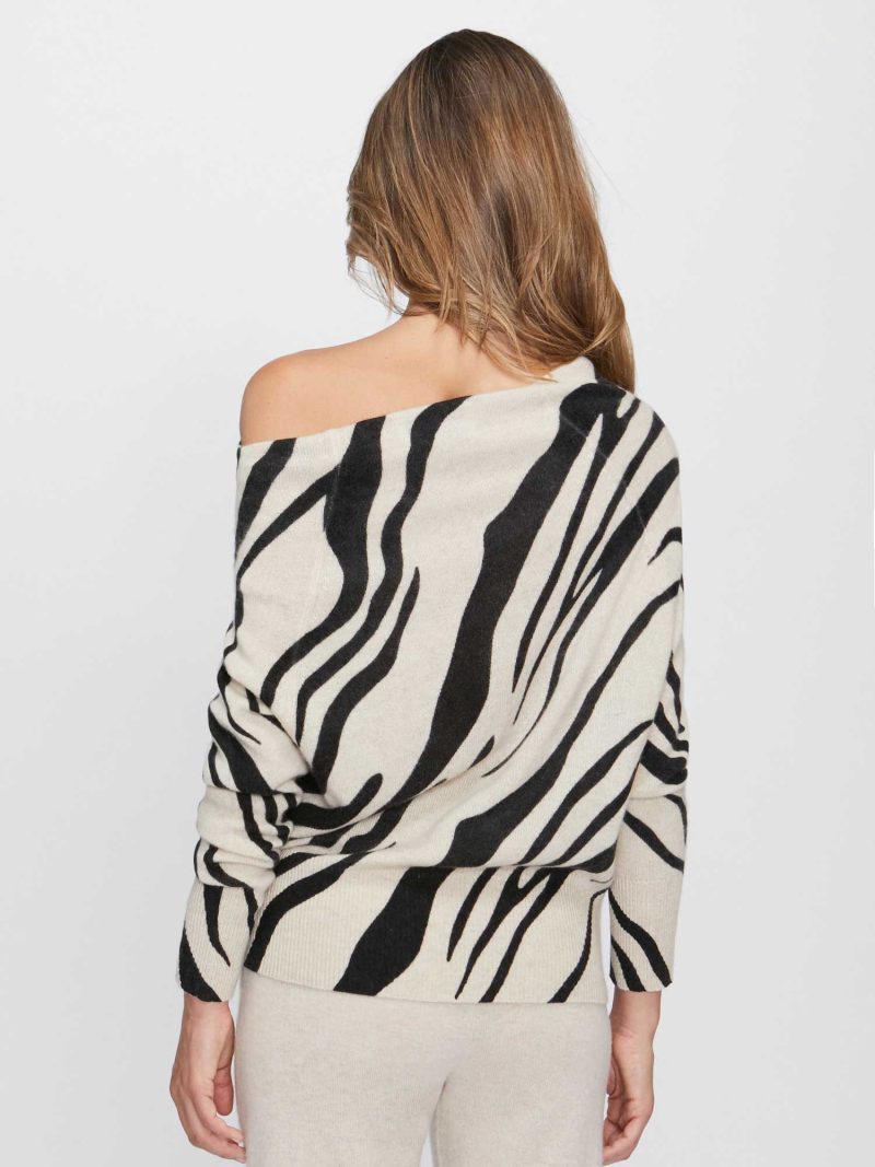 DEL 1 LORI PRINTED OFF SHOULDER LUXP3016 ZEBRA PRINT 4