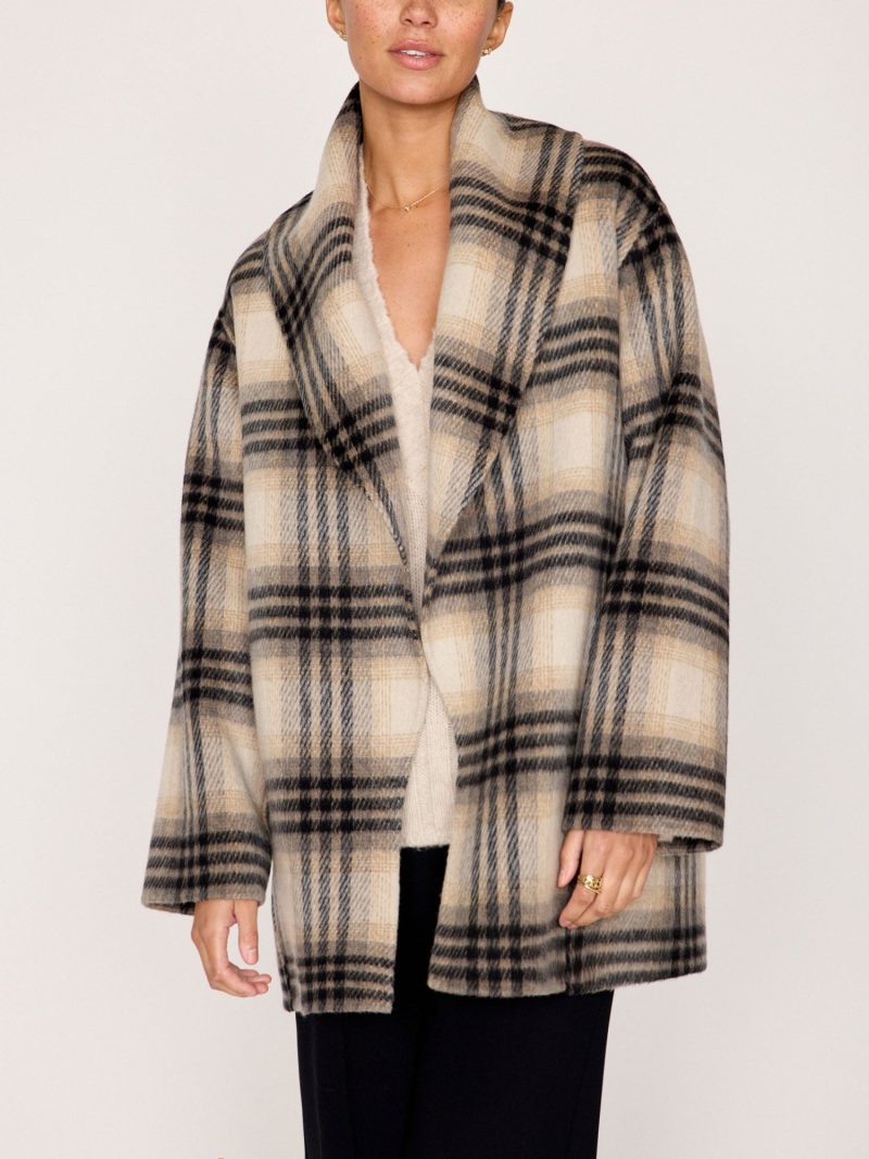 Finley Plaid Coat DPW4349 Heritage Plaid 2238