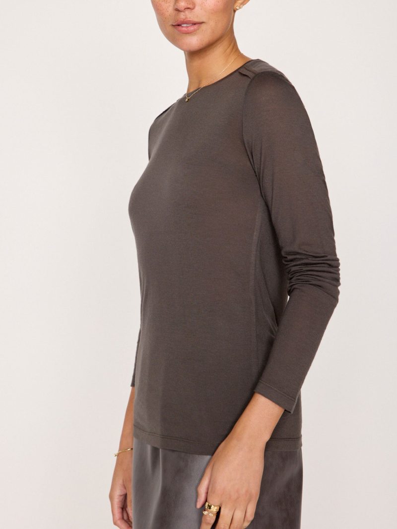 Georgie Long Sleeve Tee FGG4378 Wren 2160