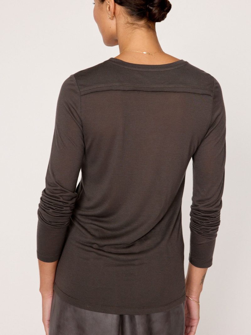 Georgie Long Sleeve Tee FGG4378 Wren 2166