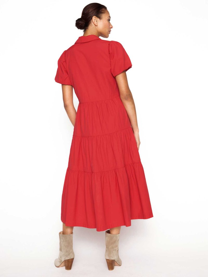 Havana Dress JCP3622 Carmine Red 3