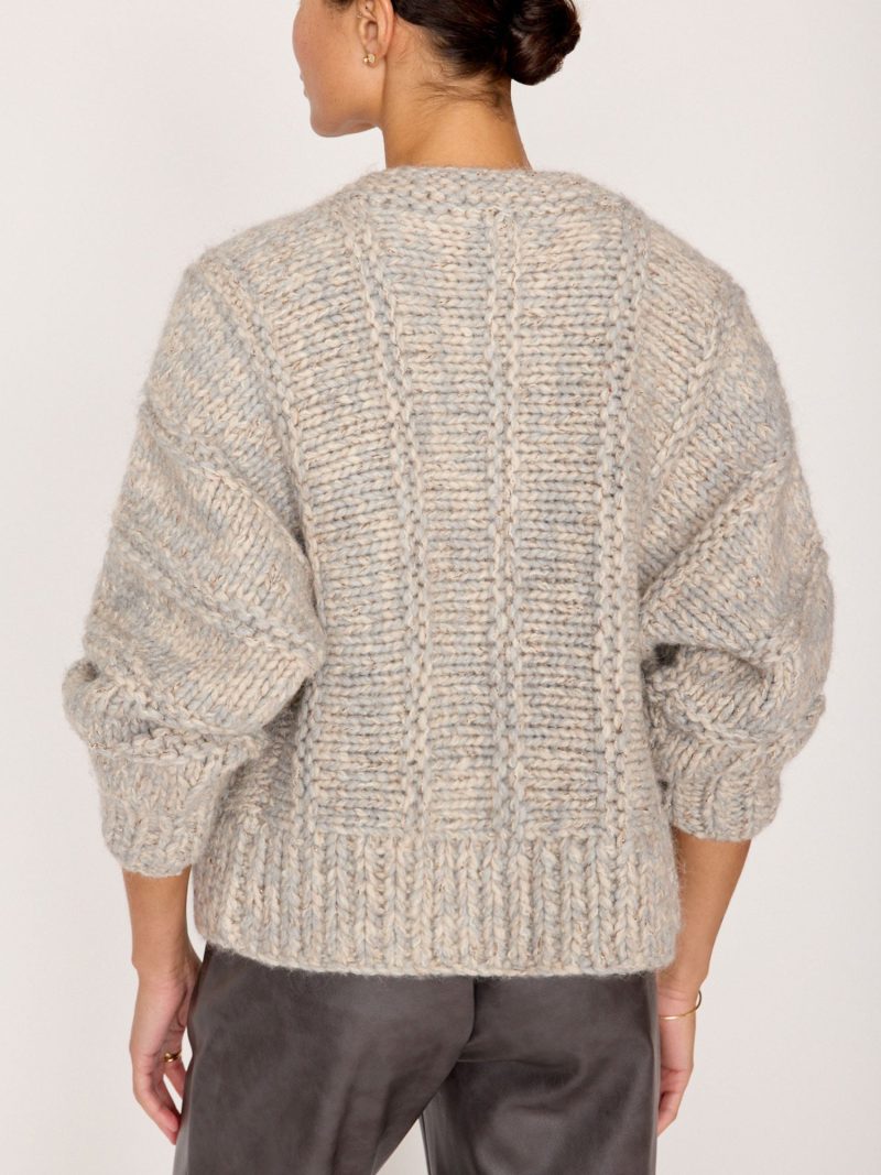 Illia handknit BLC4084 Stone Combo 1730