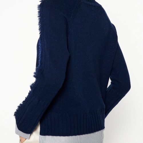 JolieFringeLayeredLooker JER3438P NAVY 5