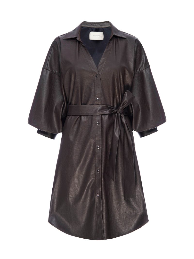 Kate Belted Shirt Dress TPU4040 Timber