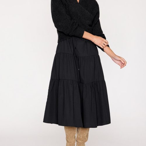 Long Sleeve Havana Dress JCP3993 Black Onyx 0326