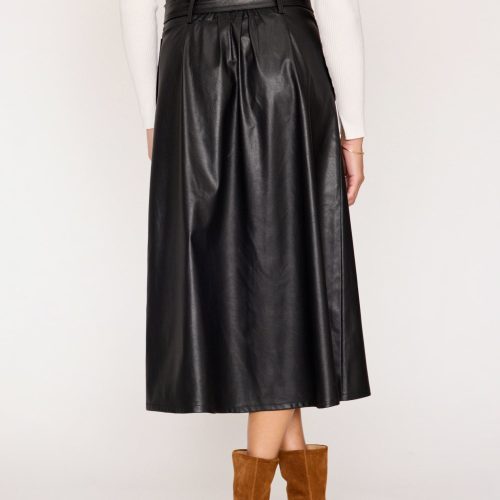 Tegan Belted Skirt Black 3009