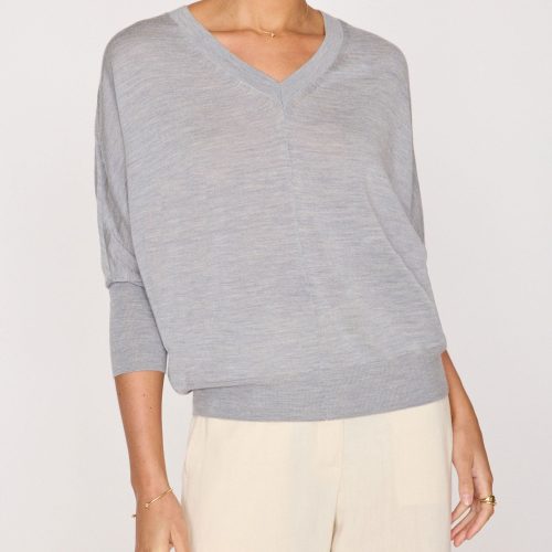 Ursa Knit Top TWO4351 Mineral Grey Melange 0586