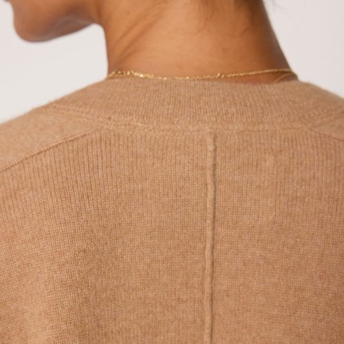 leiaveesweater LUX4201 camelmelange 1 cropped