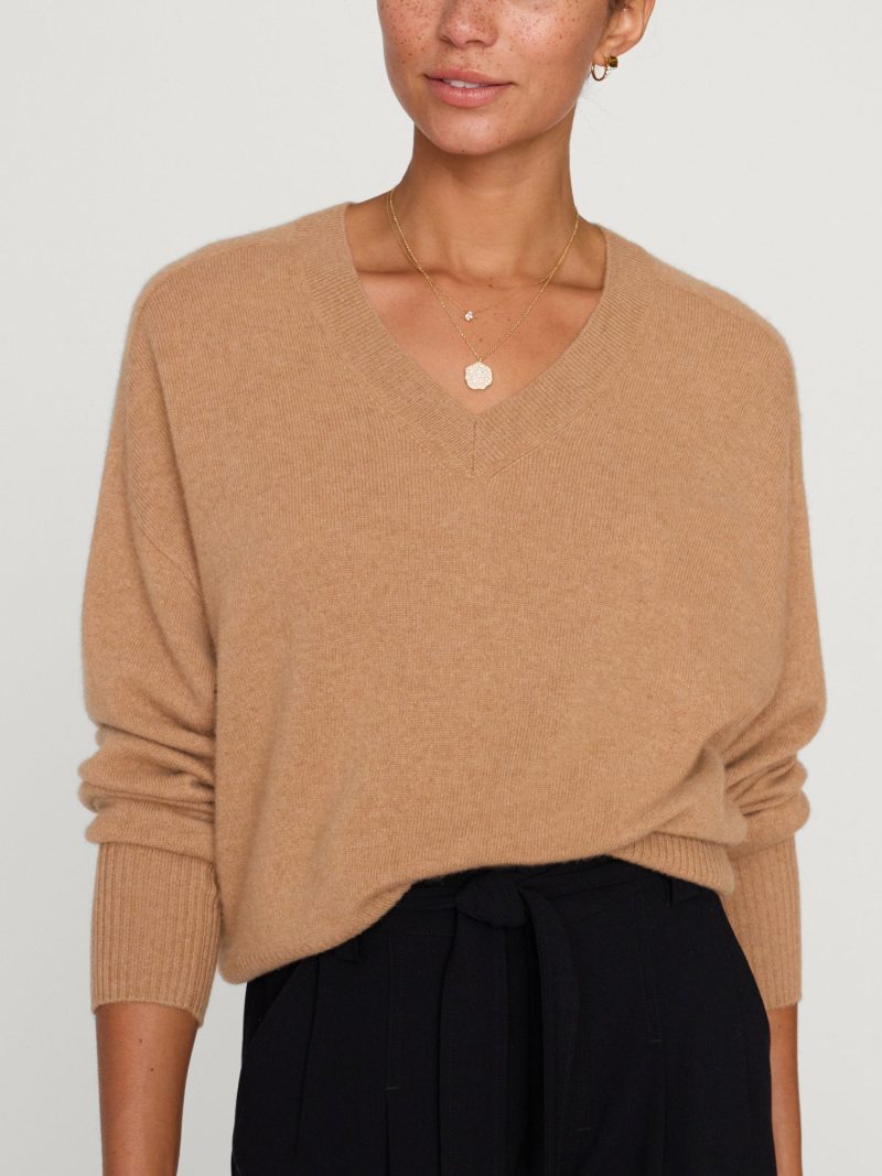 leiaveesweater LUX4201 camelmelange 8 cropped